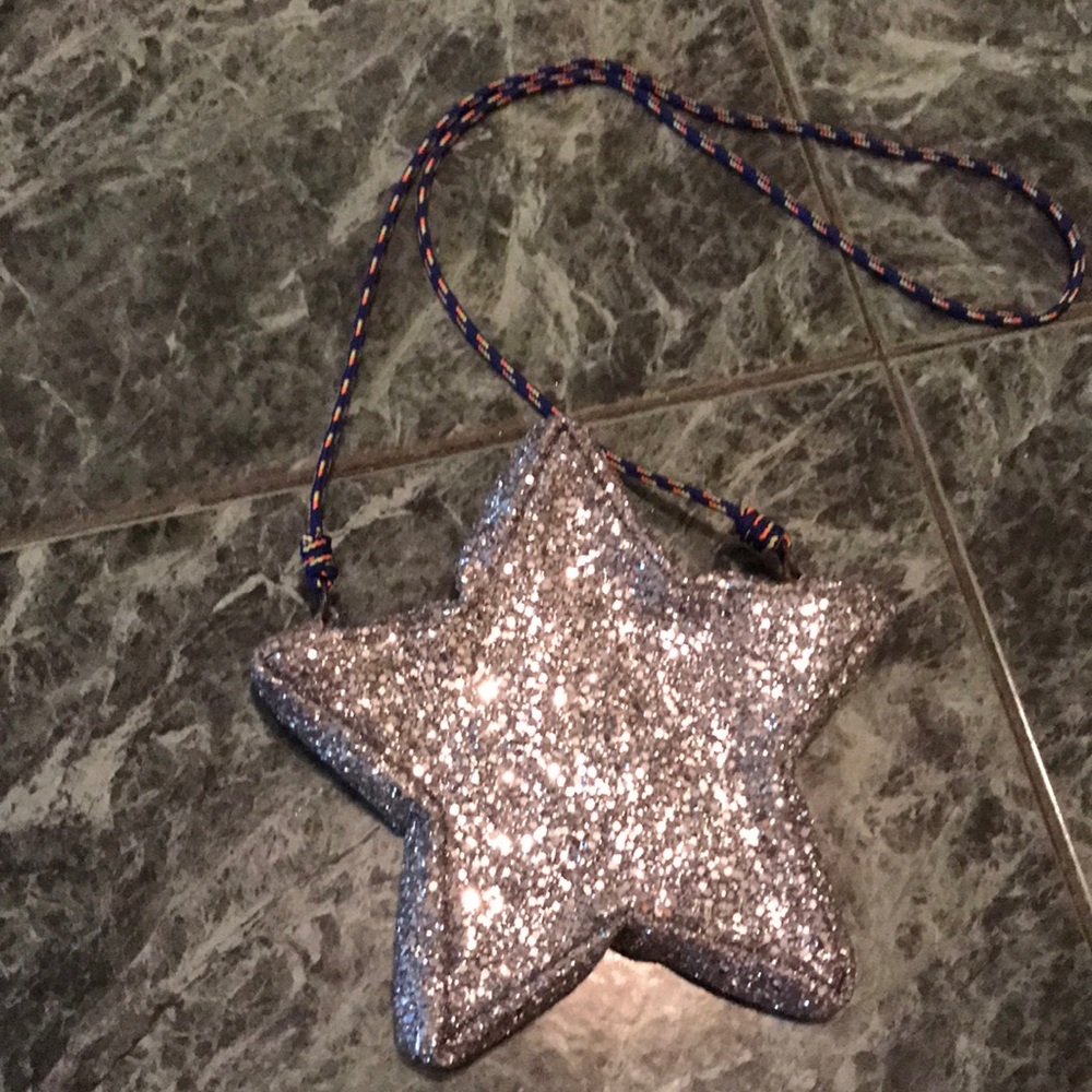 Crewcuts glitter star purse